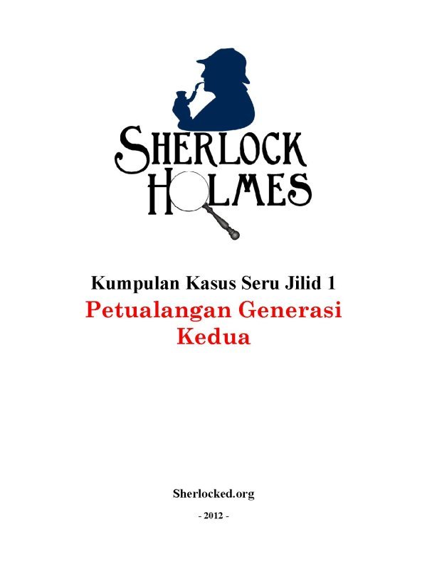 Sherlock Holmes Petualangan Generasi Kedua